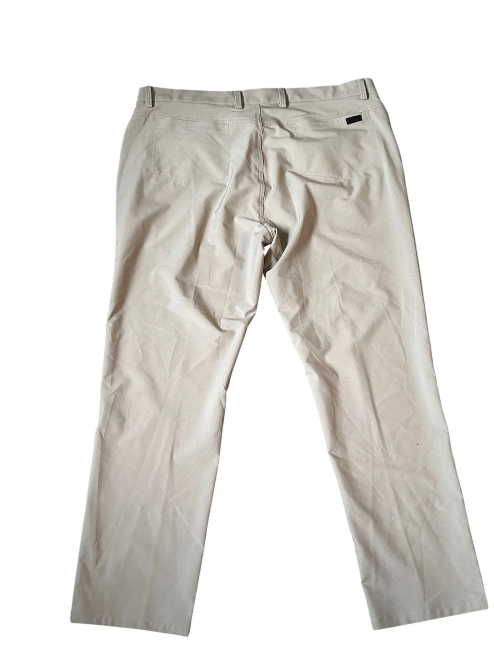 Greg Norman Golf Pants Mens 38x30 Khaki Performance Flex Chino Lightweight